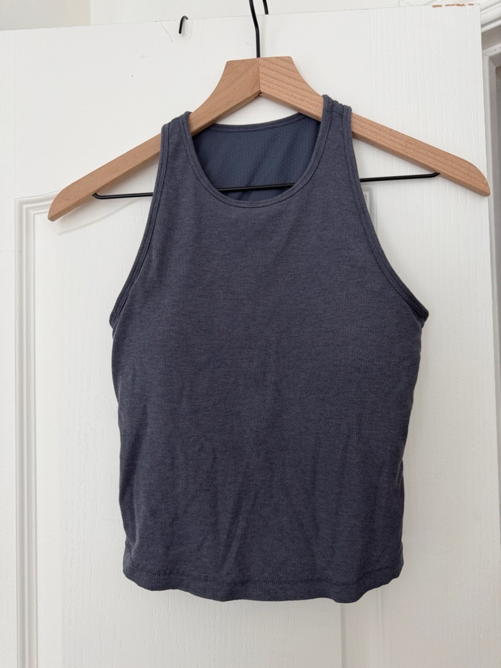 Vuori Charcoal Ribbed Tank Top